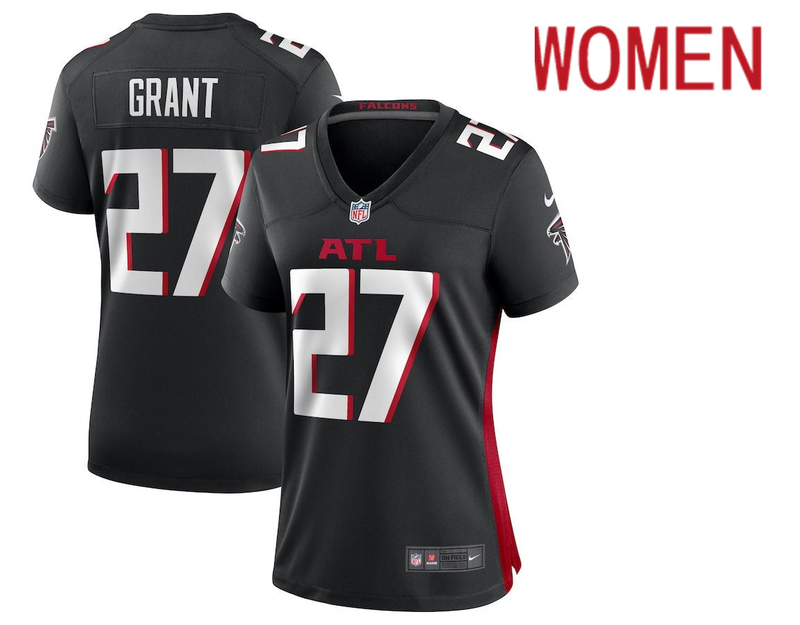 Women Atlanta Falcons #27 Richie Grant Nike Black Game NFL Jersey